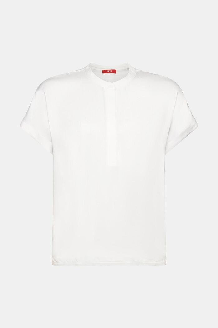 T-shirt en matières mélangées, OFF WHITE, detail image number 6