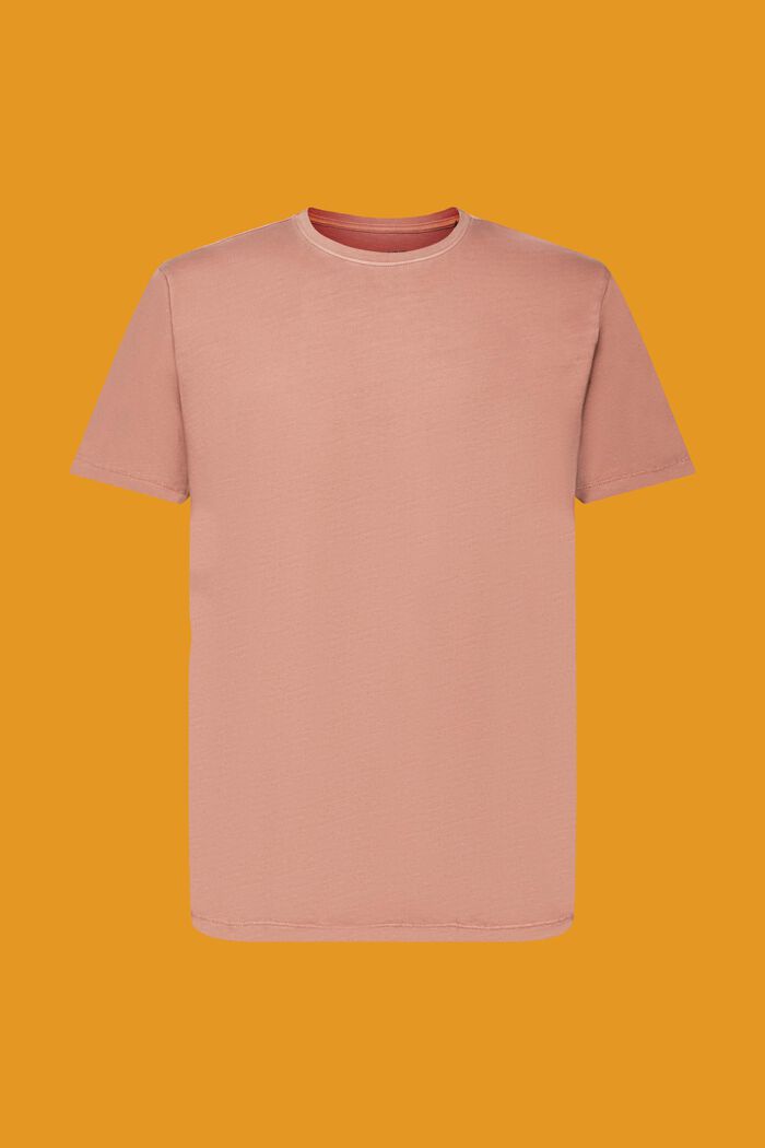 T-shirt délavé, 100 % coton, DARK OLD PINK, detail image number 6