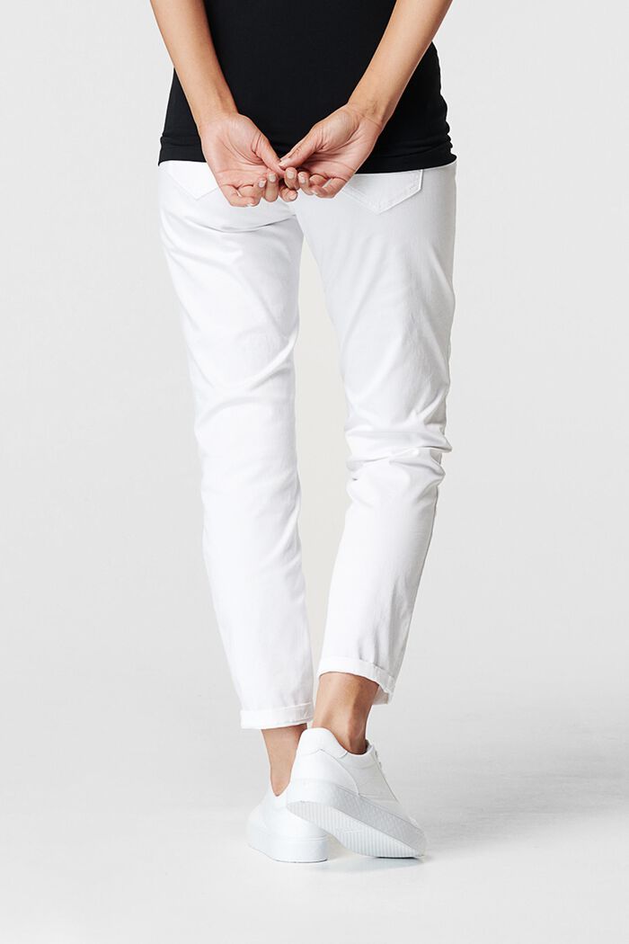 Pantalon doté d’une ceinture de maintien, BRIGHT WHITE, detail image number 1