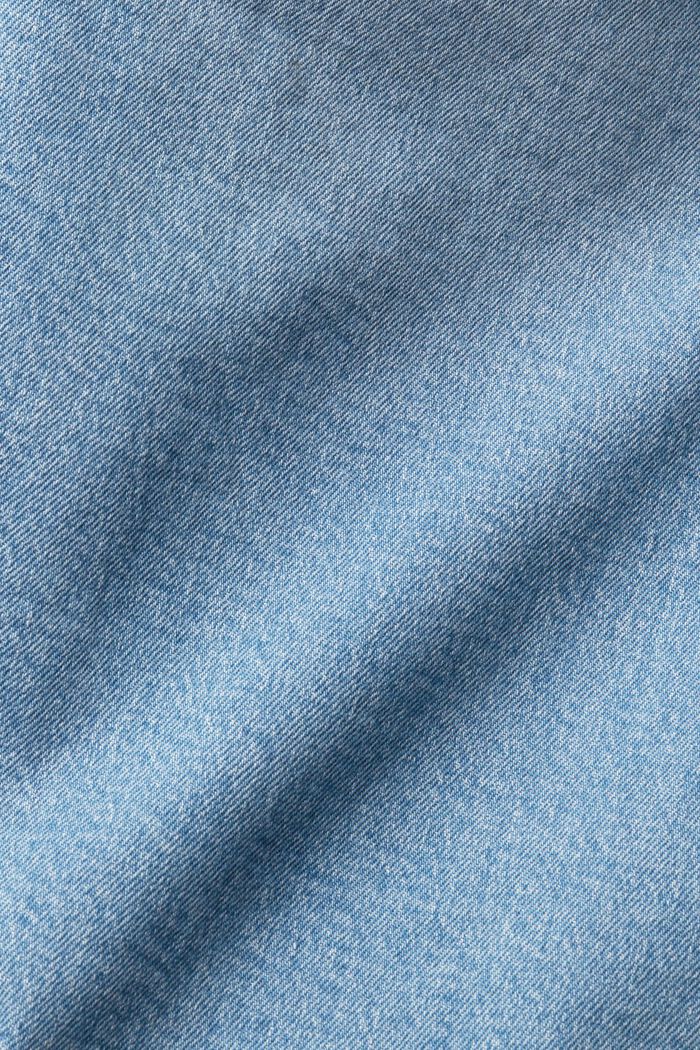Short en jean à cordon de serrage au niveau de la taille, BLUE LIGHT WASHED, detail image number 3