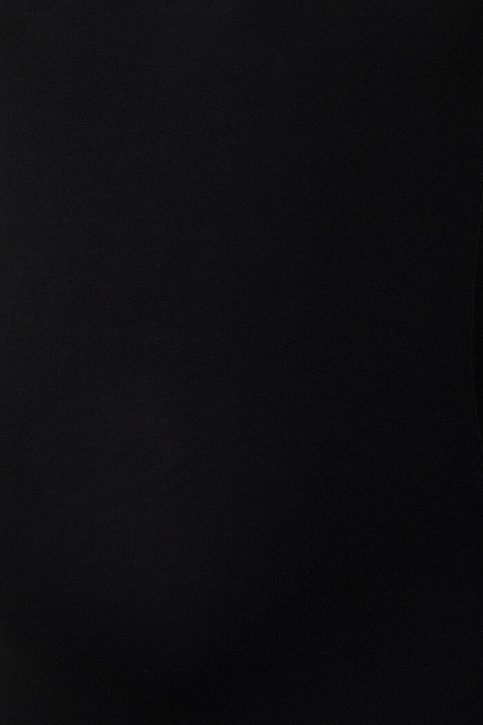 Débardeur en coton stretch, BLACK, detail image number 3