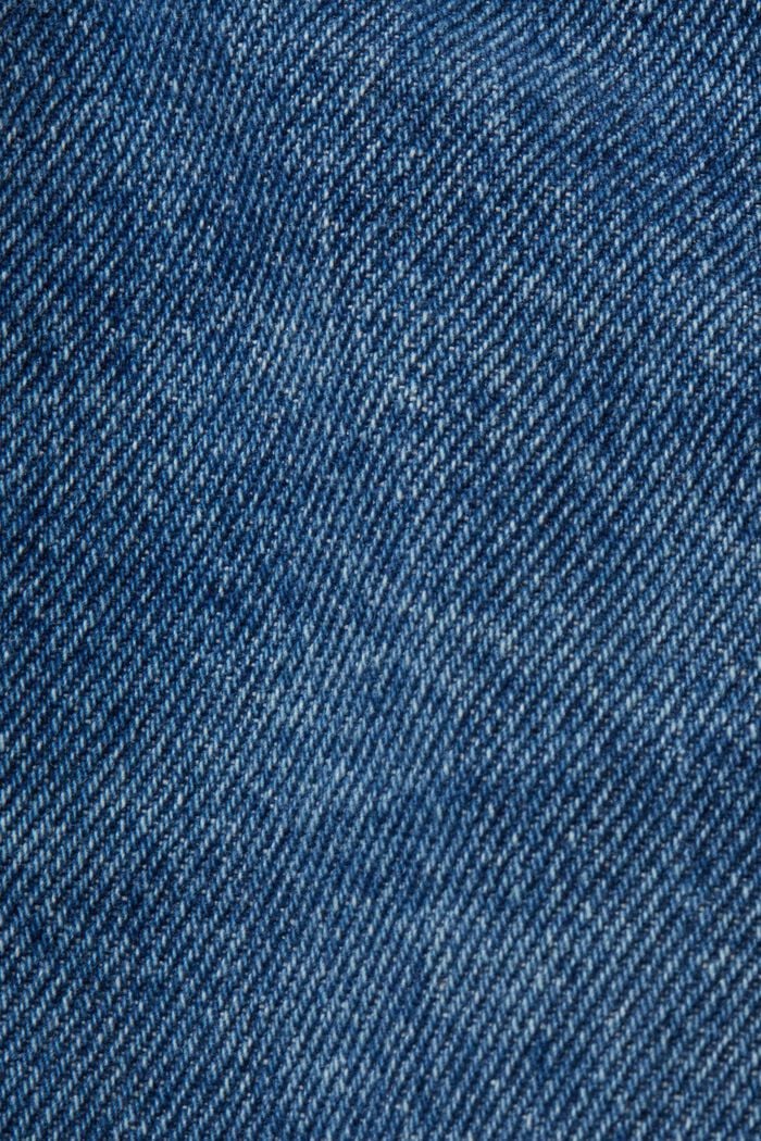 Mini-jupe en jean brodé, BLUE LIGHT WASHED, detail image number 6