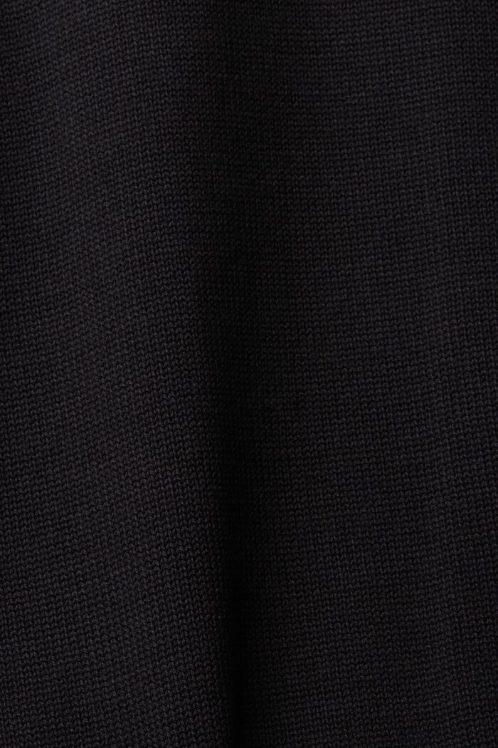 Robe-pull, 100 % coton, BLACK, detail image number 5