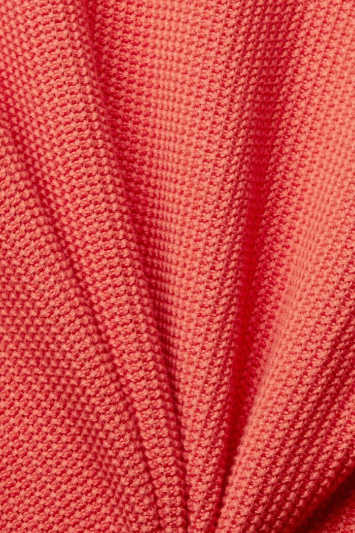 Pull-over 100 % coton, CORAL, detail image number 5