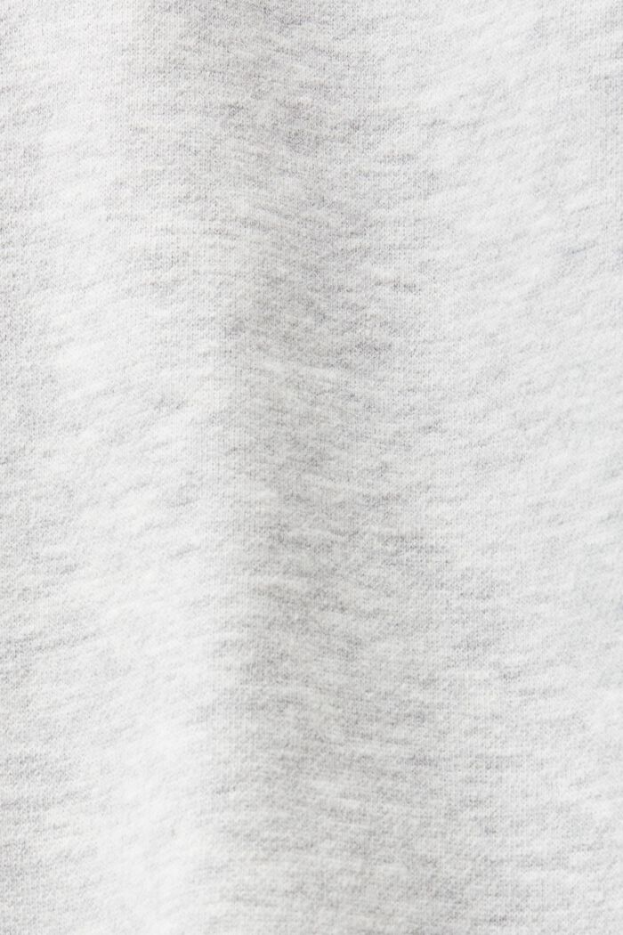 Sweat à capuche logoté en coton mélangé, LIGHT GREY, detail image number 5