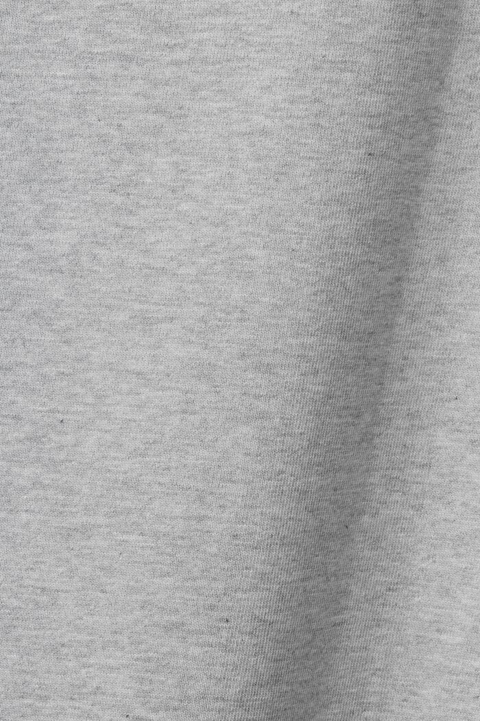 T-shirt en jersey de coton unisexe à logo, LIGHT GREY, detail image number 7