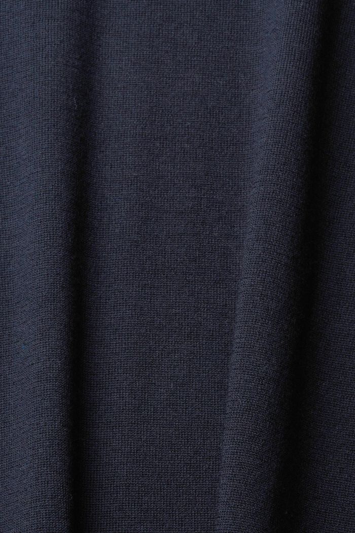 Pull-over en laine tricoté, BLACK, detail image number 5