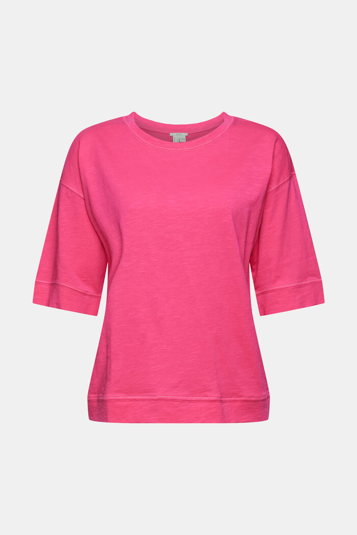 T-shirt oversize à manches 3/4, PINK FUCHSIA, detail image number 5