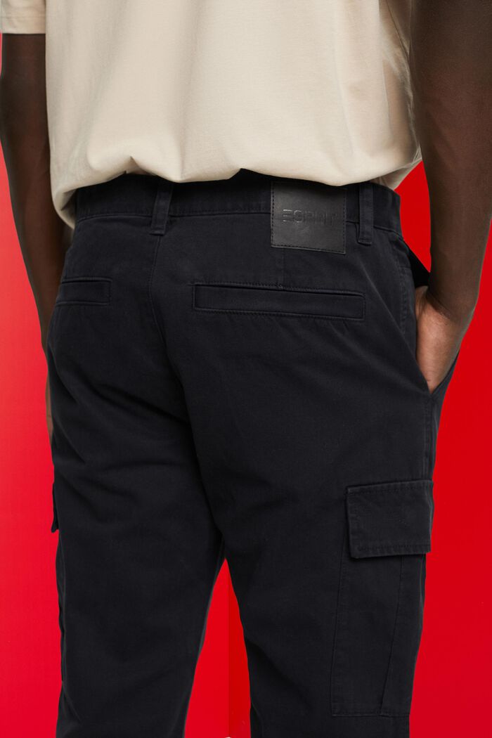 Pantalon cargo, BLACK, detail image number 4