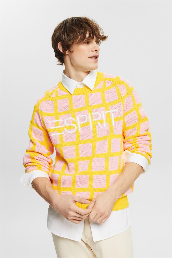 Sweaters, YELLOW, detail image number 4