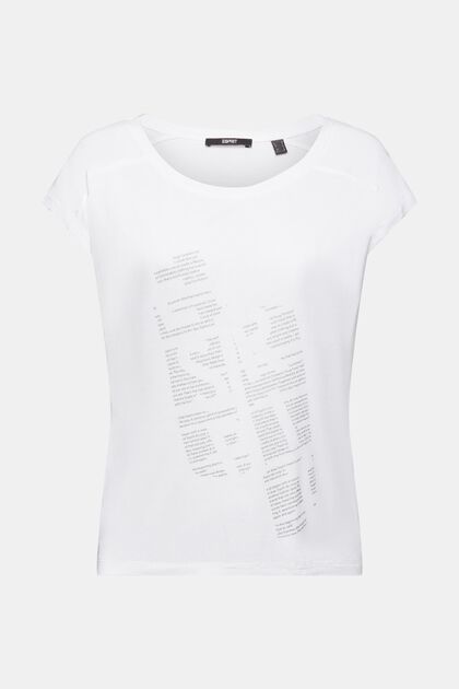 T-shirt à imprimé sur le devant, LENZING™ ECOVERO™