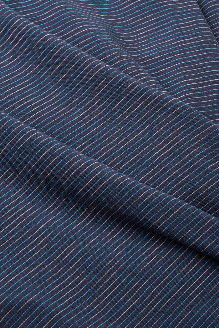 Polo chiné à rayures, NAVY, detail image number 5