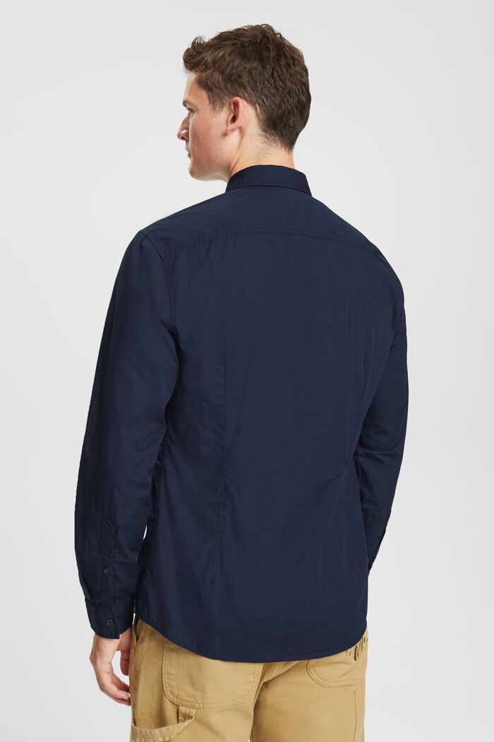 T-shirt Slim Fit en coton durable, NAVY, detail image number 3