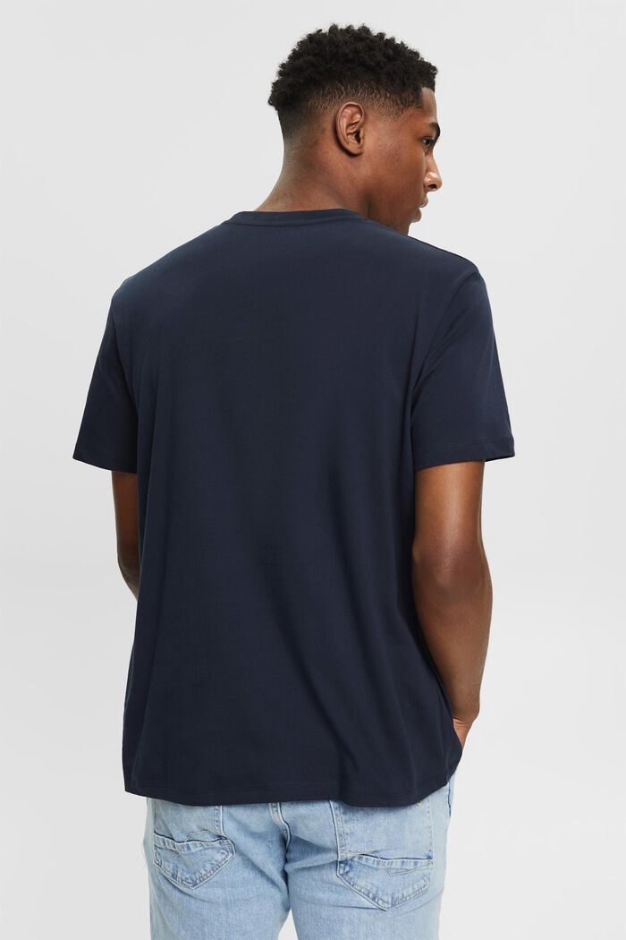 T-shirt en jersey doté d´un imprimé, 100 % coton bio, NAVY, detail image number 3