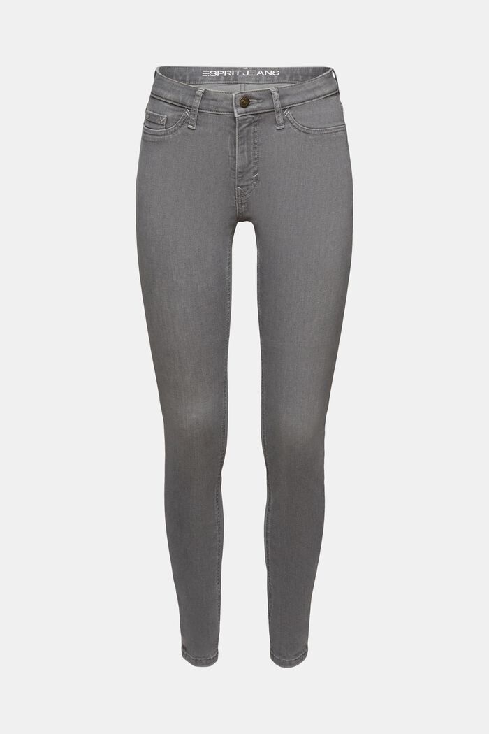 Jeggings à taille mi-haute, GREY LIGHT WASHED, detail image number 7