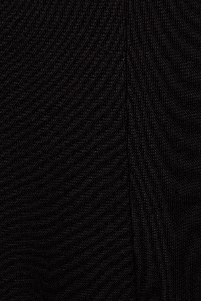 Robe en maille maxi longueur à col roulé, BLACK, detail image number 6