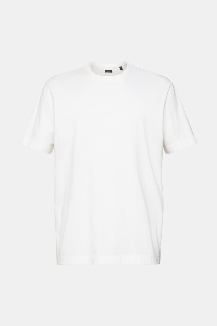 T-shirt unicolore, WHITE, overview