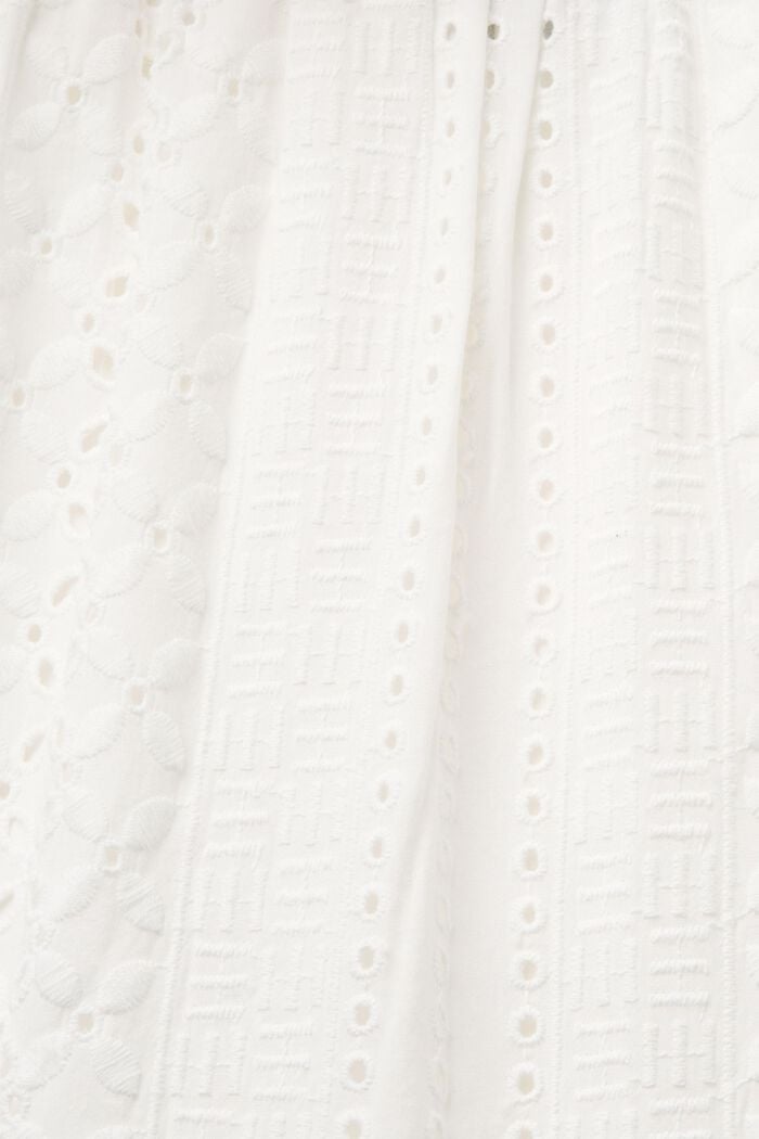 Jupe brodée, LENZING™ ECOVERO™, WHITE, detail image number 6