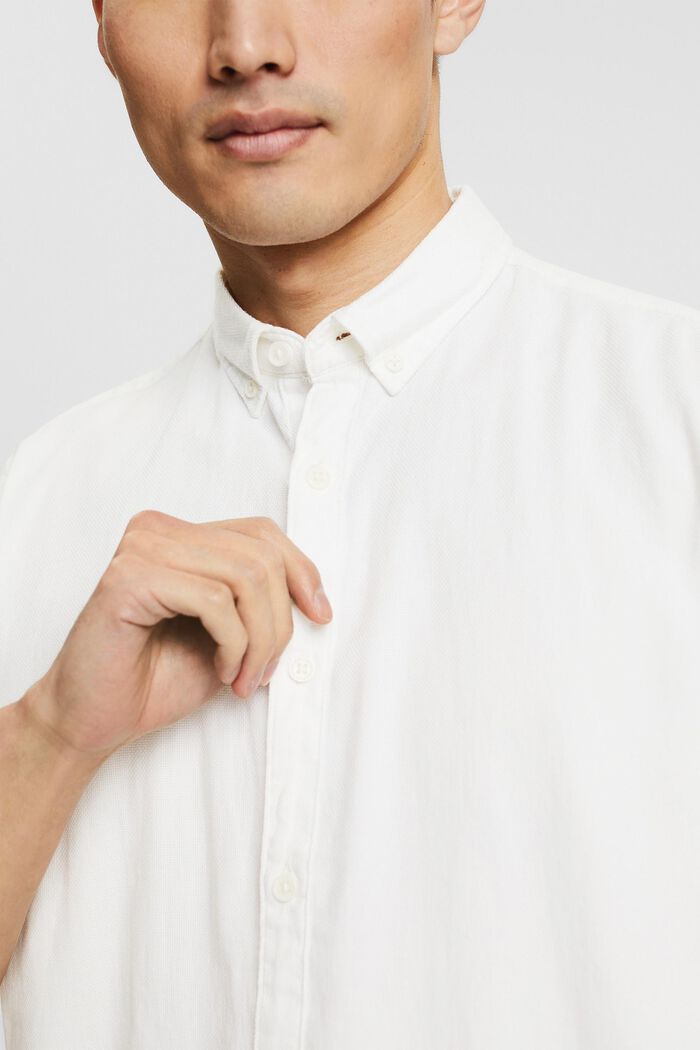 Chemise dotée d´un col à pointes boutonnées, OFF WHITE, detail image number 2