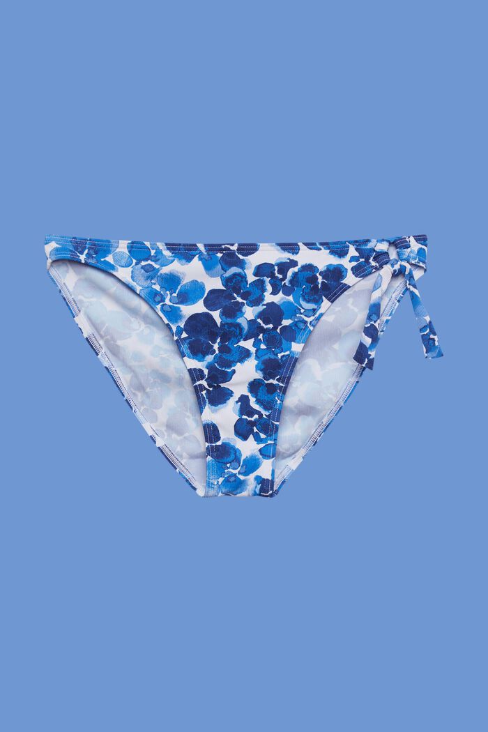 En matière recyclée : le bas de bikini à motif, BLUE, detail image number 3