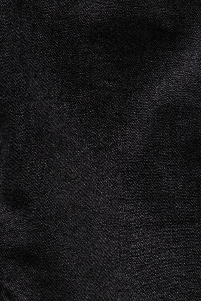 Short en jean de style rétro classique, BLACK DARK WASHED, detail image number 5