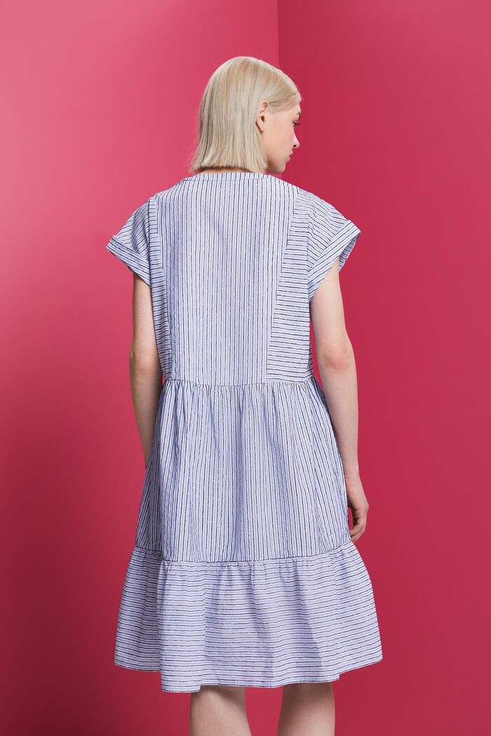 Robe rayée, 100 % coton, BRIGHT BLUE, detail image number 3