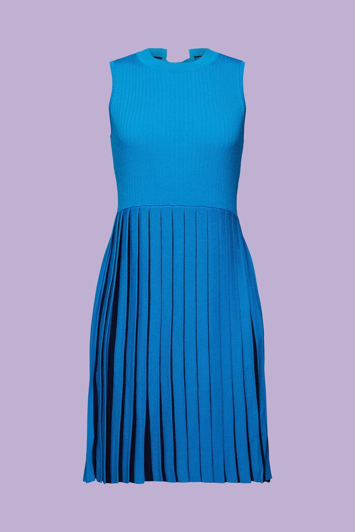Mini-robe en maille, BLUE, detail image number 6