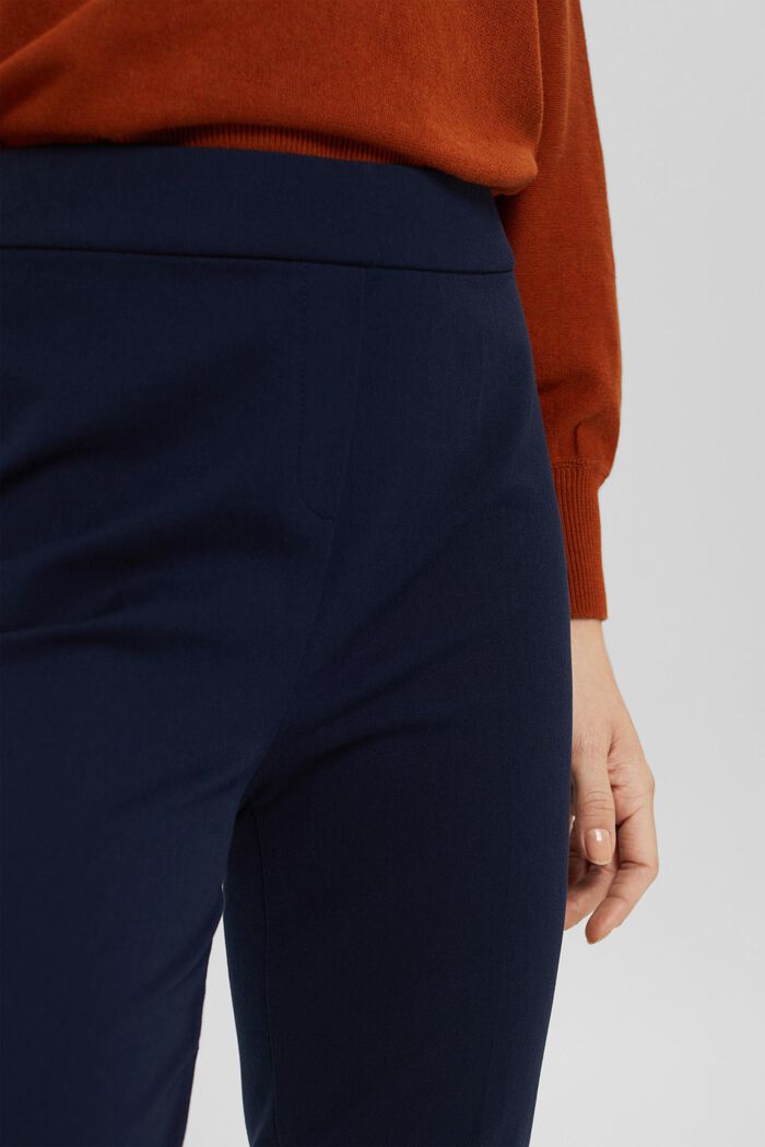 Pantalon stretch à taille élastique, NAVY, detail image number 2