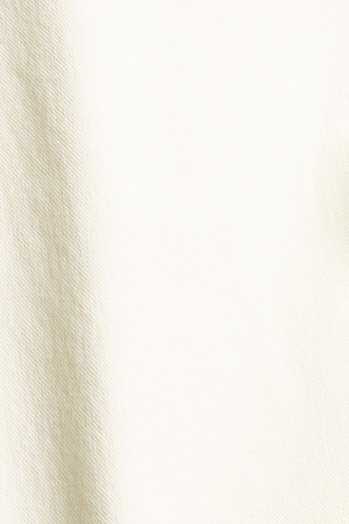 Pantalon de coupe Mom en coton biologique, OFF WHITE, detail image number 4