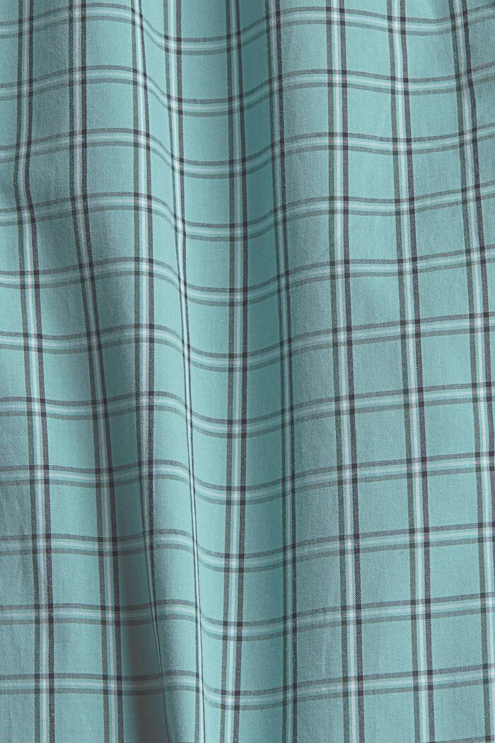 Pantalon de pyjama à carreaux en coton, AQUA BLUE, detail image number 5