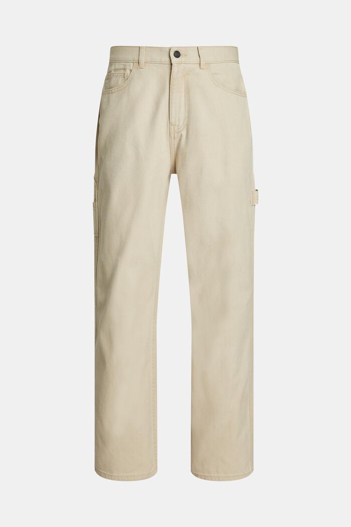 Chino carpenter de coupe Straight Fit, SAND, detail image number 4
