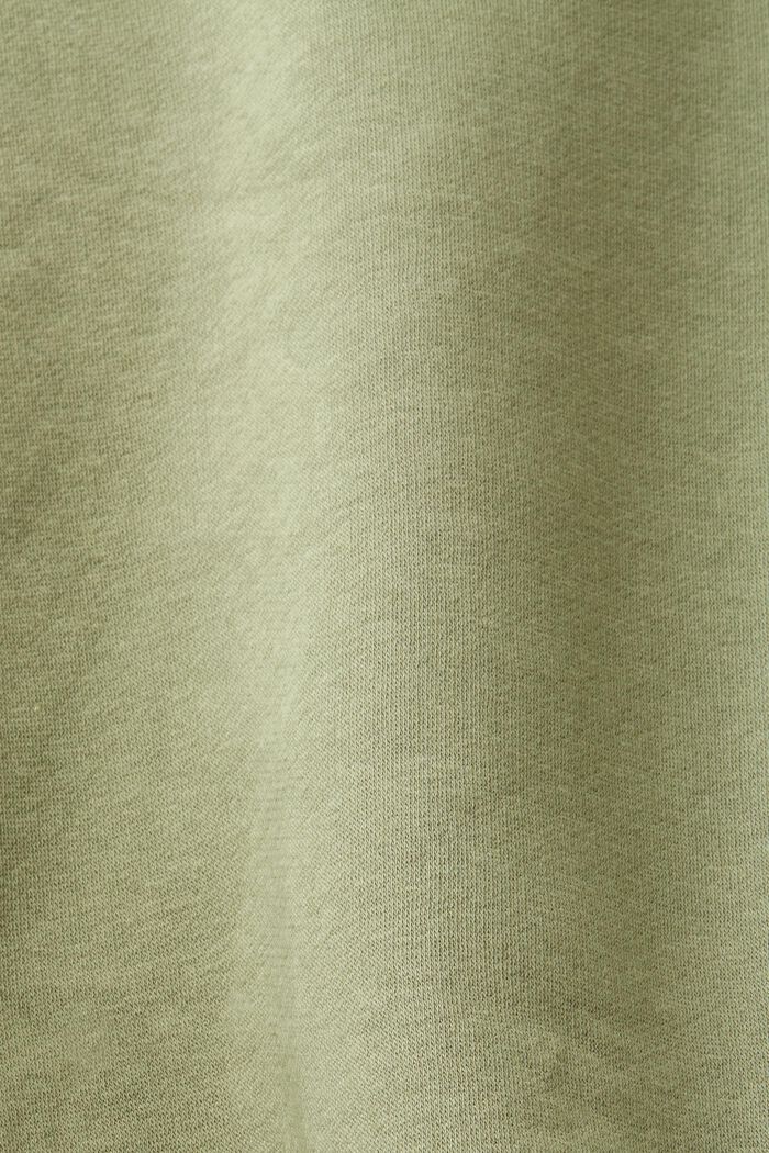 En matière recyclée : le sweat-shirt unicolore, LIGHT KHAKI, detail image number 5