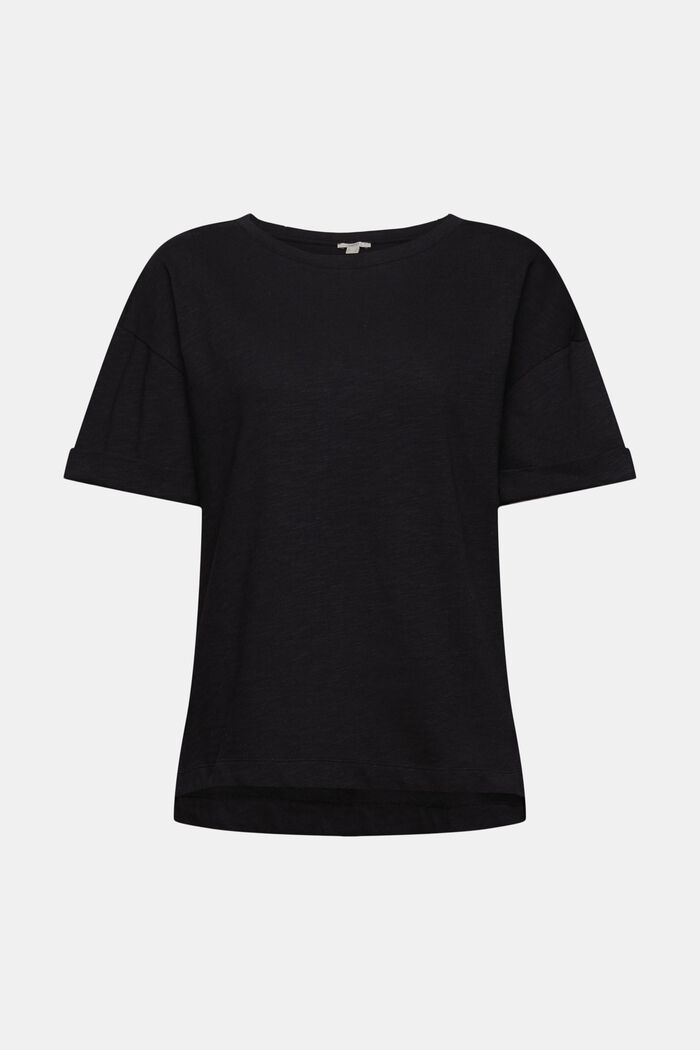 T-shirt 100 % coton, BLACK, detail image number 5