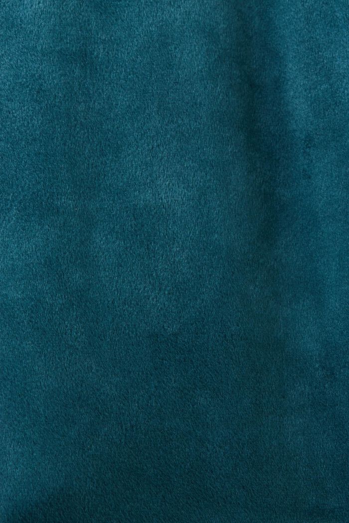 Pantalon de détente en velours, PETROL BLUE, detail image number 4