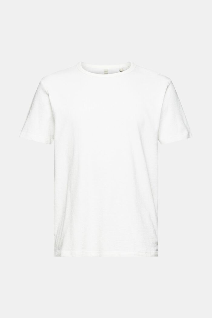 T-shirt en jersey texturé, OFF WHITE, detail image number 8