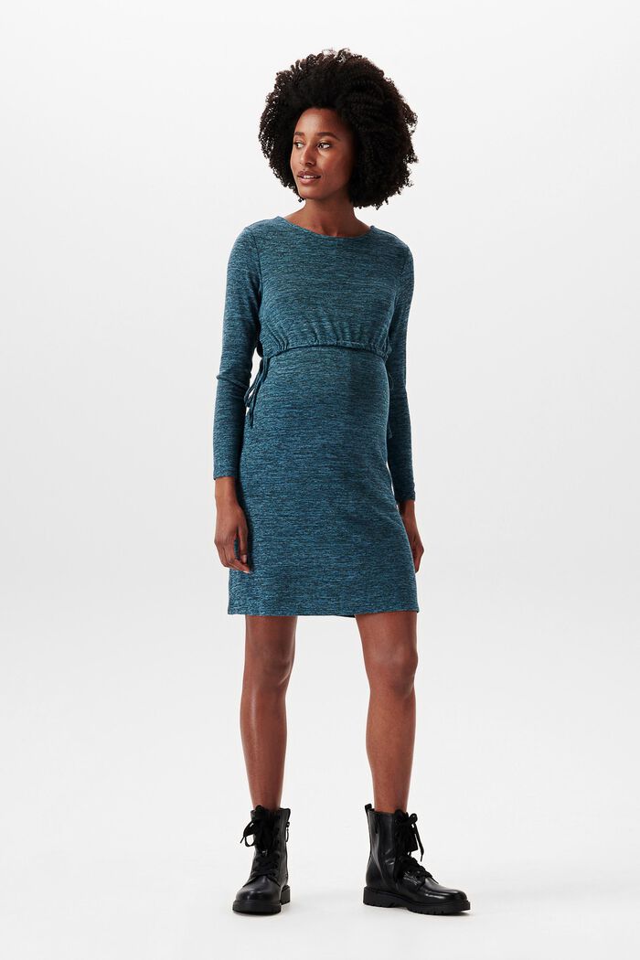 Dresses knitted, TEAL BLUE, detail image number 0