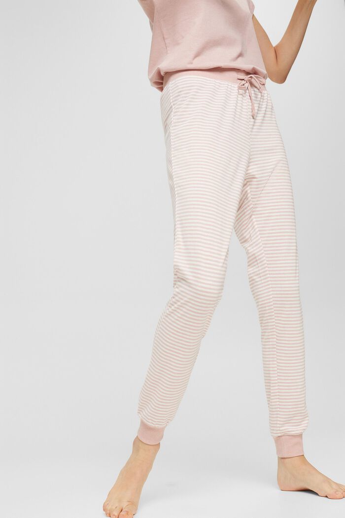 Pantalon de pyjama en jersey, coton biologique mélangé