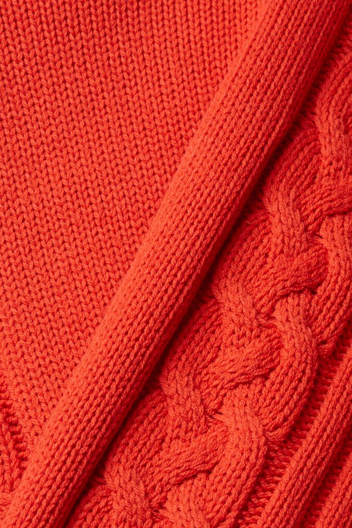 Pull-over rayé, RED, detail image number 1