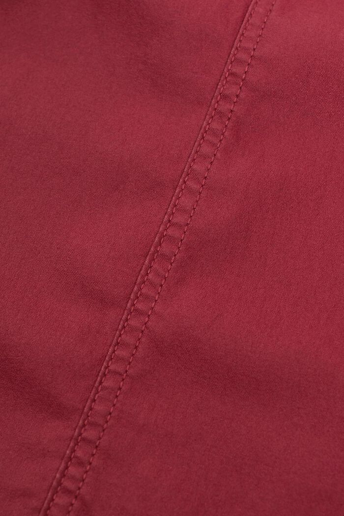 Minijupe enduite, CHERRY RED, detail image number 6