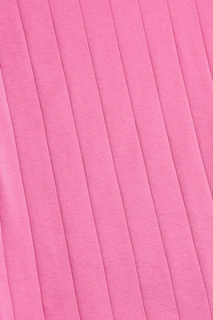 T-shirt à manches longues aux finitions ondulées, PINK, detail image number 4