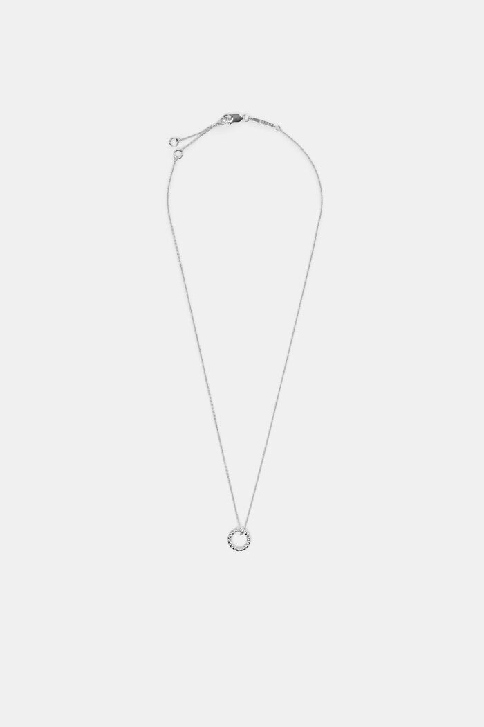 Collier à pendentif anneau, argent sterling, SILVER, detail image number 0