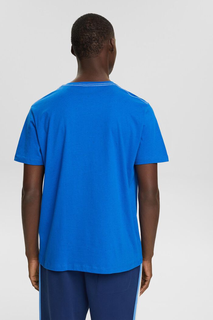 T-shirt en jersey moucheté, BLUE, detail image number 3