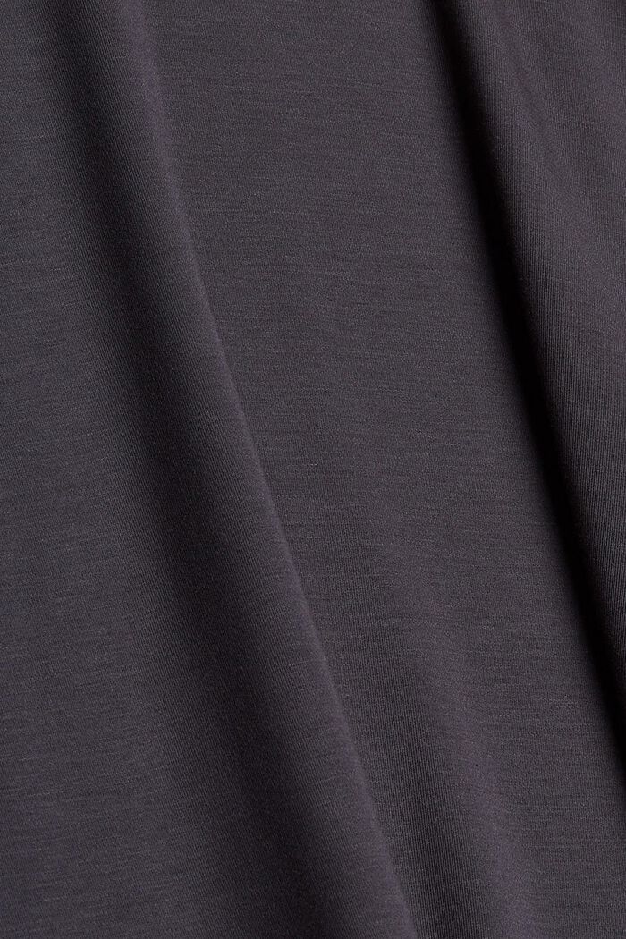 TENCEL™ : haut en jersey à col roulé, ANTHRACITE, detail image number 4
