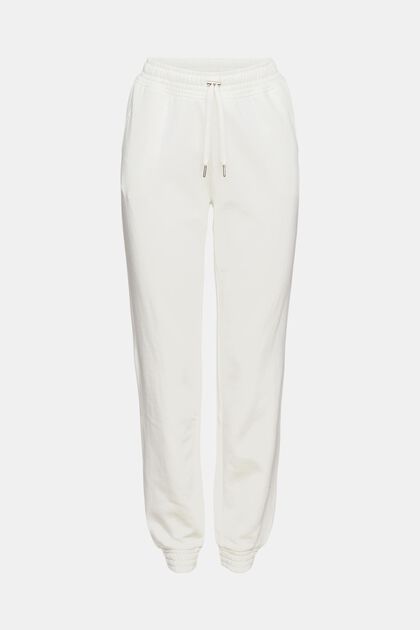 Pantalon de jogging, 100 % coton, OFF WHITE, overview