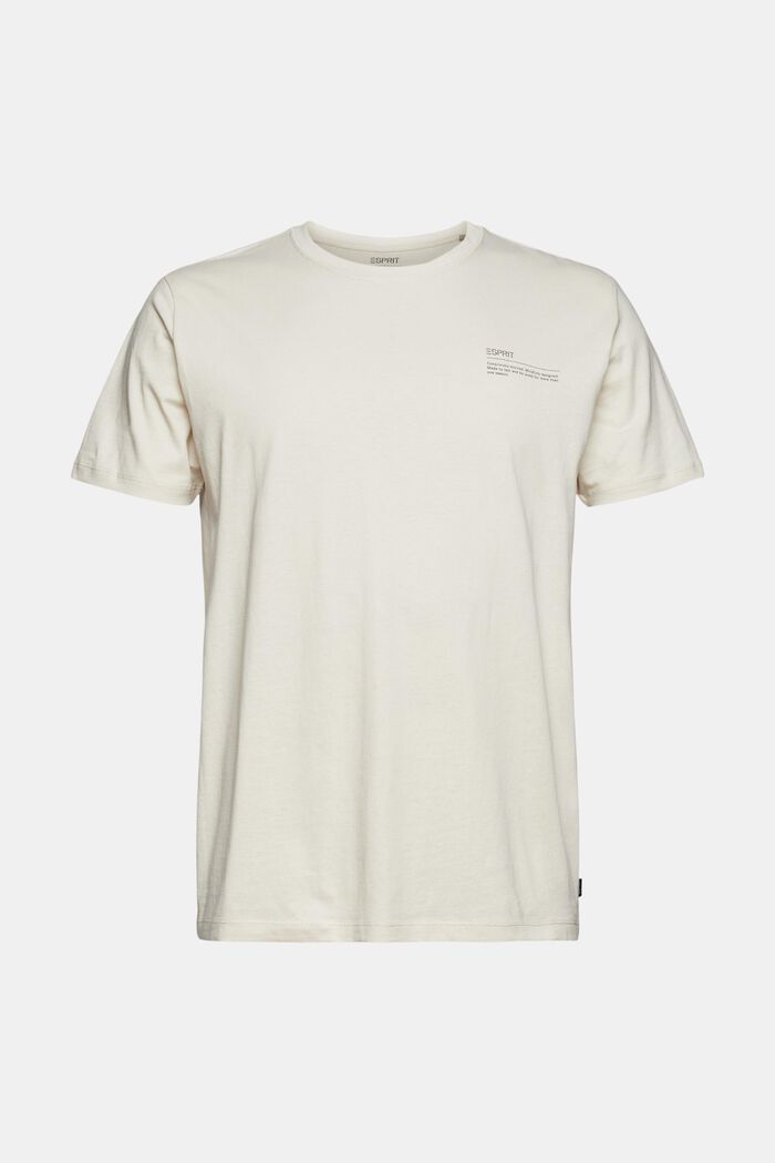 T-shirt en jersey doté d´un imprimé, 100 % coton bio, CREAM BEIGE, detail image number 6
