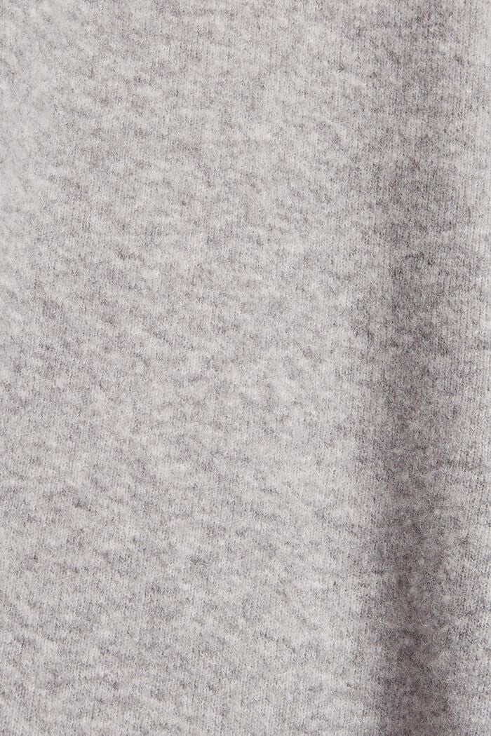 À teneur en laine de lama : le pull-over à encolure V, LIGHT GREY, detail image number 4
