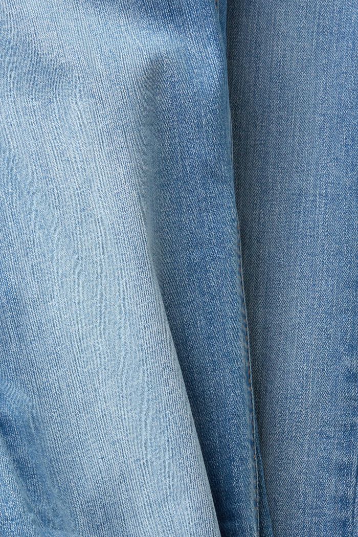 Jean taille mi-haute à jambes raccourcies, BLUE LIGHT WASHED, detail image number 6