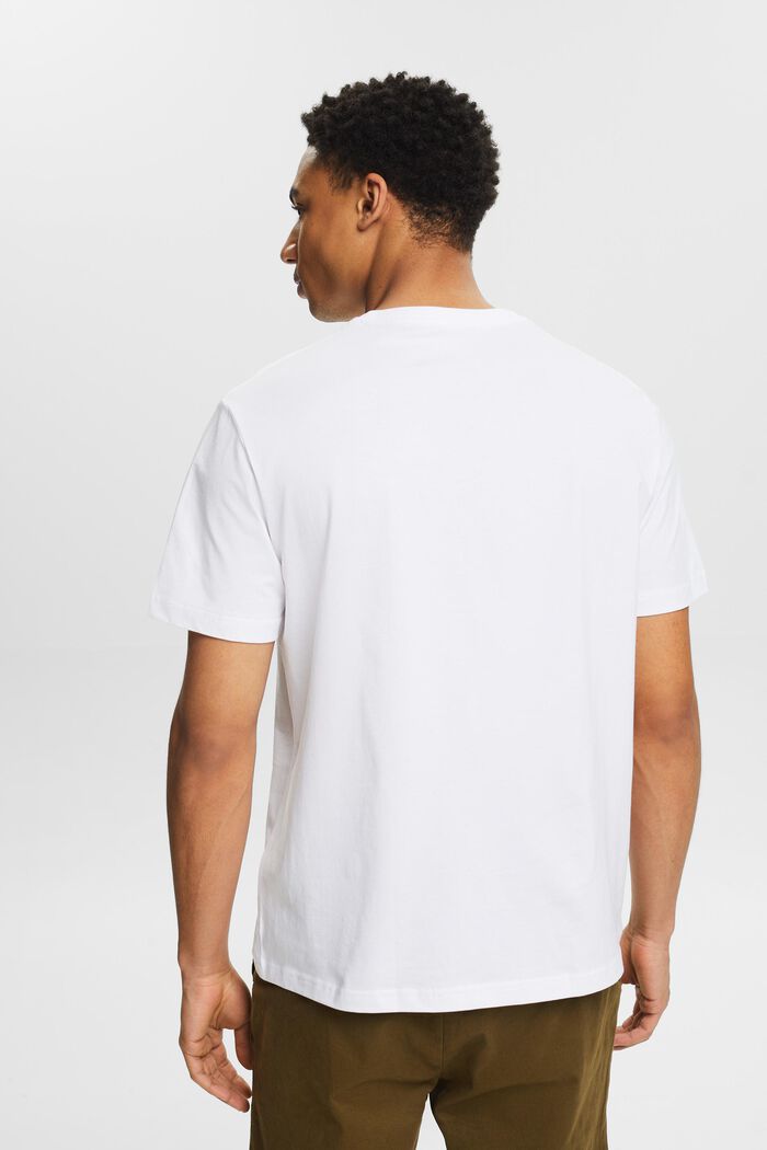T-shirt à manches courtes et col ras-du-cou, WHITE, detail image number 2