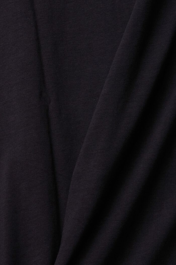 T-shirt imprimé, 100 % coton, BLACK, detail image number 4
