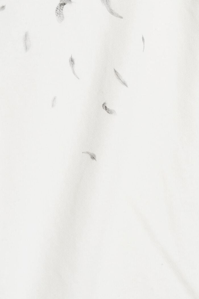 T-shirt à manches longues et imprimé, 100 % coton, OFF WHITE, detail image number 4